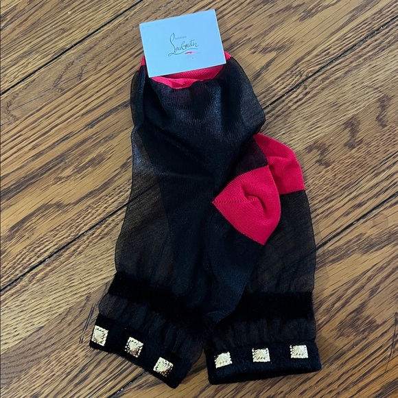 Christian Louboutin Studded Hose Socks - Picture 2 of 2